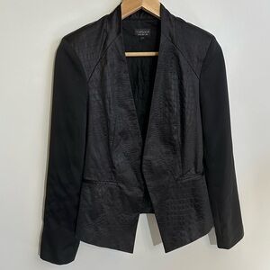 Topshop Black Blazer Jacket Size 4 Great Condition